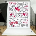 thumbnail image 2 of QLFSCXG Valentine'S Day Love Heart Photography Backdrop Vinyl Photo Background Prop Gift Home Furnishings, 2 of 3