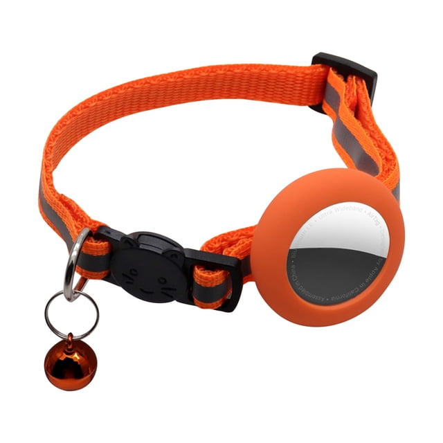 ¡Grandes ahorros navideños! Collar para gatos compatible con AirTags. Collar ajustable para mascotas Apple AirTags. Collares de nailon suave para gatos con funda extraíble para AirTags. Regalos