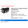 thumbnail image 2 of Expansion Tank - Compatible with 2000 - 2006 Jaguar XKR 2001 2002 2003 2004 2005, 2 of 3