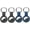 Blue/Black, variant on 4 Pack Silicone Holder For Apple Airtag KeyChain Air Tag Pet Collar Airtag Keyring Accessories Airtag Holder for Apple Finder Tracker