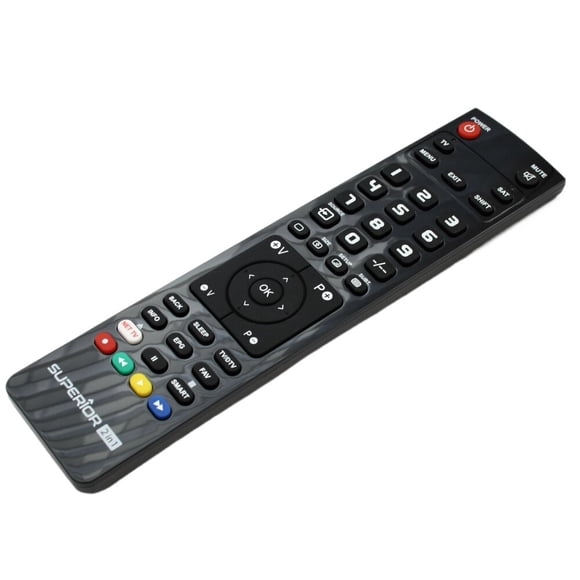 New Original for Superior 2 IN 1 Universal IR TV VCR Remote Control