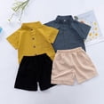 thumbnail image 7 of Xinhuaya 2Pcs Summer Children Clothing Outfits T-Shirt Top + Shorts Bottom Sets, 7 of 7