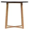 thumbnail image 3 of Eccostyle Solid Bamboo Frame Round End Table - Black, 3 of 7