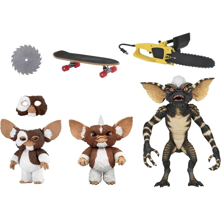 NECA Gremlins 40th Evolution 3pk Figures Gizmo Mogwai Stripe