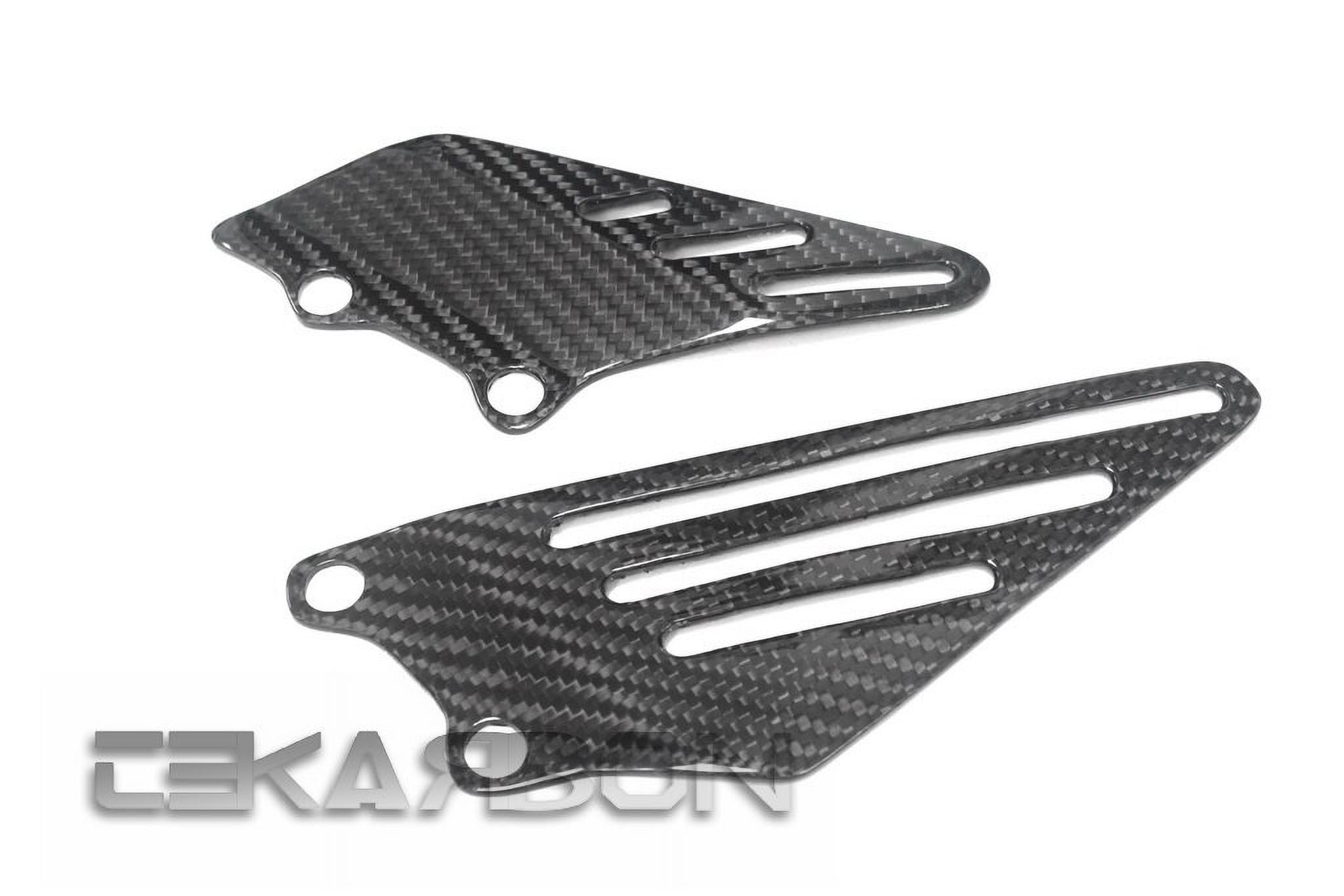 2006 - 2018 Kawasaki ZX14R Carbon Fiber Heel Plates