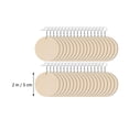 thumbnail image 4 of 200 Pcs Boucles d'Oreilles Rondes en Bois Non Finies avec Crochets pour Fabrication de Bijoux DIY, 4 of 6