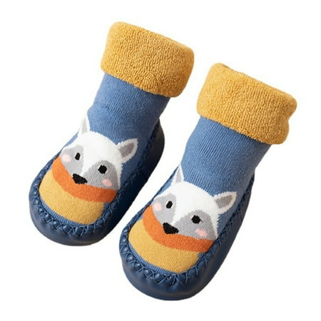 

Liveday Baby Long Socks Shoes Infant Toddler Boys Girls Low Top Soft Sole Casual Pre Walker Shoes