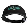 thumbnail image 5 of North Dakota Embroidered Cotton Sports Visors - Black OSFM, 5 of 5