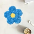 thumbnail image 4 of Kits de posavasos con bordado a presión para principiantes, incluye tela perforada con patrón, Flor azul, 4 of 8