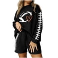 thumbnail image 1 of Puntoco Conjunto de pantalones cortos deportivos con estampado de corazón de fútbol informal para mujer, nueva moda, liquidación Puntoco Puntoco-3774, 1 of 4