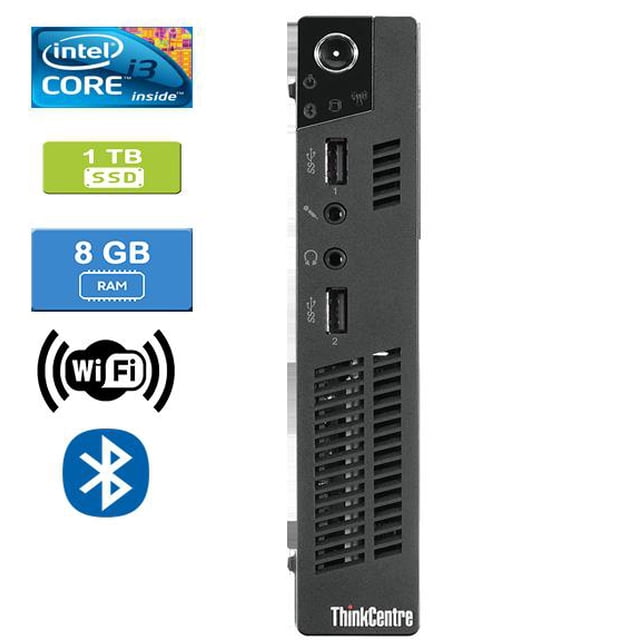 Remis à Neuf : LENOVO M72E TINY Intel Core i3-3220T 2,60 GHz, 8 Go, 1 To HDD, Win 10 Pro