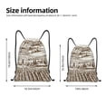 thumbnail image 4 of Bingfone Vineyard Landscape 1 Drawstrings Backpacks Bags For Men Women Gym Drawstrings Bag, 4 of 9