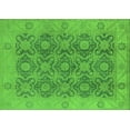 thumbnail image 1 of Ahgly Company Indoor Rectangle Oriental Green Traditional Area Rugs, 2' x 5', 1 of 4