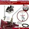 thumbnail image 1 of American Shifter  700R4 Shifter Kit Chrome 16 in. E Brake Cable Clamp Trim Kit Dipstick for F2E54, 1 of 1