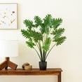 thumbnail image 7 of Vickerman 38" Artificial Potted Grand Philodendron Bush., 7 of 7