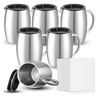 17 OZ Double Walls Stainless Steel Insulated Coffee Mug With Lid -  CPSY3754SG - IdeaStage Promotional Products
