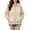 F243-Khaki, variant on FYDUU Zip Up Hoodies for Women Cute Graphic Cat Print Hooded Sweatshirt Jacket Casual Outwear with Pockets Fall Clothes