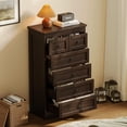 thumbnail image 7 of NEORIVER 6 Drawer Tall Dresser, Modern Farmhouse Chest of Drawers with Assembly Video Guide, 7 of 7