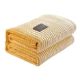 thumbnail image 1 of Couvertures Rafraîchissantes 47x79 Pouces Couverture en Flanelle Polaire Patchwork Couverture pour Canapé Décorative Luxueusement Douce pour Extérieur, Camping, Stade, Pique-Niques, Voyage, 1 of 4