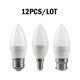 thumbnail image 2 of Bombilla Led para decoración del hogar, lámpara blanca cálida y fría, 12 piezas, 220V, C37, 3W-7W, E27, B22, E14, 2 of 4