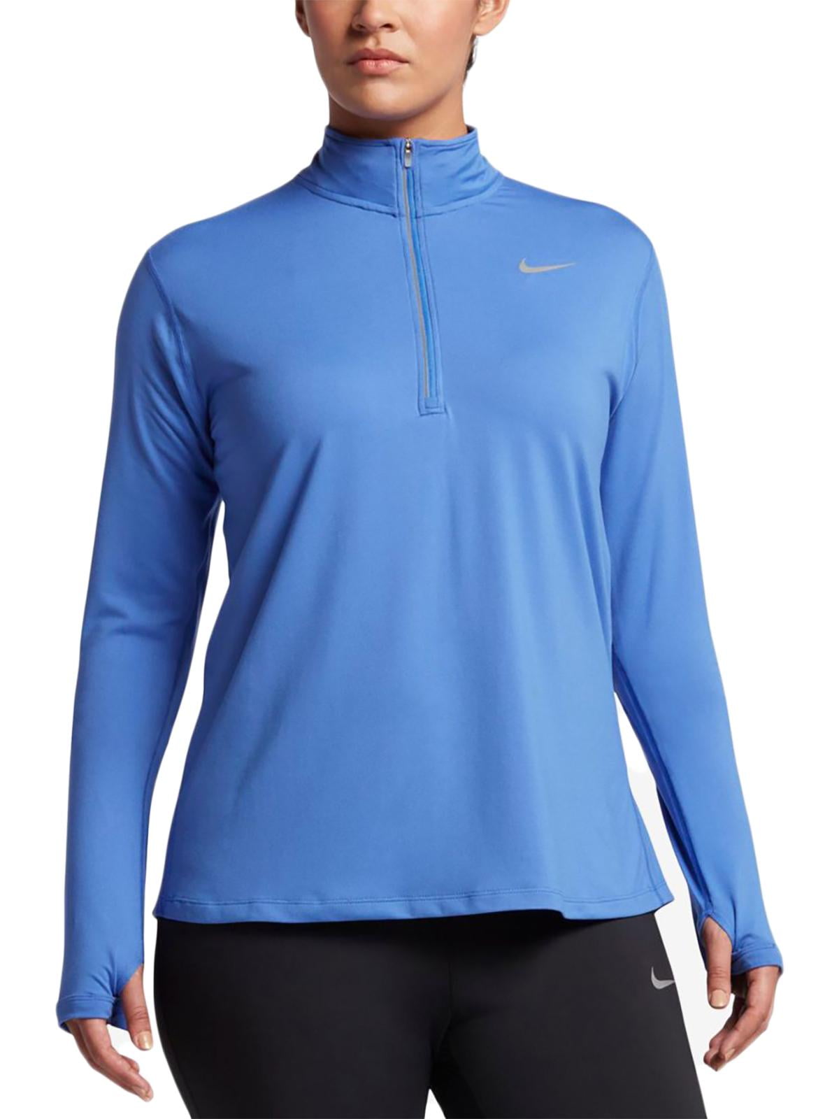 nike dri fit element half zip top ladies