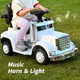 thumbnail image 5 of Hikiddo 3 in 1 Toddler Push Car, Kids Ride on Toy for Toddler Aged 1-3 with Handle, Music - White, 5 of 9