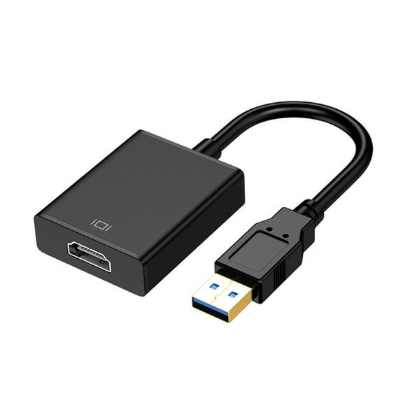 USB to HDMI-compatible Adapter Cable USB 3.0 for PC Laptop HDTV Supports Windows 7/8/10 1080P Video Converter Cord