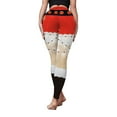 thumbnail image 6 of Fiaer Christmas Leggings for Women High Waisted Xmas Slim Fit Pants Stretchy Trendy Comfy Funny Graphic Tights Trousers Red S, 6 of 6
