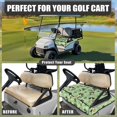 thumbnail image 4 of Whosucclay Cat With 4 Storage Pockets Golf Cart Seat Towel Cover Soft for Club Car Yamaha EZGO Icon, Simple Disassemble Golf Cart Seat Cushion Cover, 4 of 7