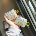 thumbnail image 2 of For AirPods 3rd Gen 2021/1/2/Pro Case，Shockproof Colorful tulip PC Case Cover With Ring, 2 of 5