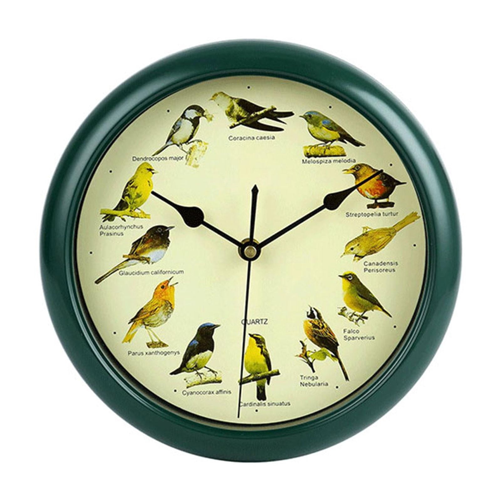 flameer Singing Bird Wall Clock Melody Clock Rustic Decorative Clock Modern Hanging Wall