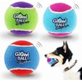 thumbnail image 1 of Squeaky Tennis Ball Dog Toys, Interactive Dog Ball for Small and Medium Dogs Training, 2.36” Colorful and High Bounce Rubber Toy（3 Pack）, 1 of 5