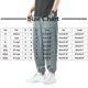 thumbnail image 2 of Ceisia Men's Lightweight Pants Elastic Cuff Waist Sweatpants Woven Casual Harem Pants Gray XXL Gift, 2 of 7