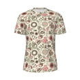 thumbnail image 5 of Wukai Squirrel In The Forest Print Men's Short-Sleeved Mesh T-Shirt,Quick-Dry Short Sleeve Workout T-Shirt-XX-Large, 5 of 8