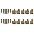 thumbnail image 1 of Unique Bargains 10Sets Zipper Repair Kits, #5 Retainers Box & Insertion Pins for Zippers Replacing, Bronze Tone, 1 of 6