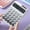 E, variant on Solar Powered Calculator with 7 Cell Battery Backup - Portable Desktop Calculator for Students Adults - Basic Math Financial Functions - ABS Plastic - Auto Shut Off - Home School Office Store Use