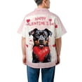 thumbnail image 5 of Happy Valentine's Day Pitbull Brings Love Heart Hawaiian Shirt Breathable Summer Unisex Merch Terrier Dog Lover - 02028, 5 of 6