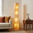 thumbnail image 5 of Eangee Home Design Twist Giant Floor Lamp, Shade Made Of Cocoa Leaves, 11x11x72 Inches, 5 of 7