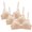 Beige, variant on Bras for Women Wirefree Womens Sports Bras Plus Size Bras Sports Bras for Women Padded My Items