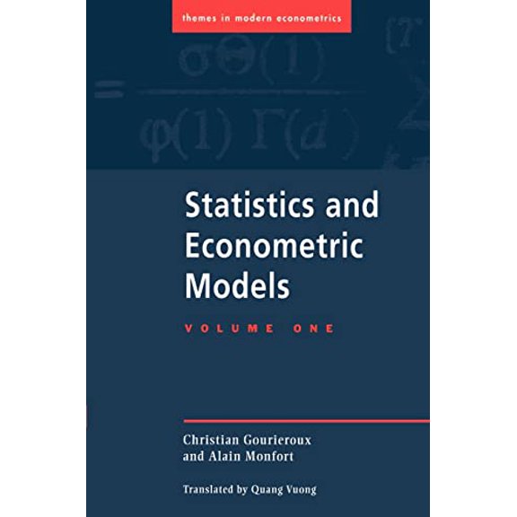 Pre-Owned Statistics and Econometric Models (Paperback) 0521477441 9780521477444