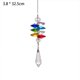 thumbnail image 2 of Bola de iluminación de cristal, colgante octágono de hoja de red, adorno de cristal artesanal para decoración de ventana y jardín, 2 of 5