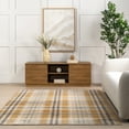 thumbnail image 5 of nuLOOM Fiorella Country Plaid Area Rug, 7' 10" x 10', Orange And Gray, 5 of 9