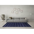 thumbnail image 3 of Ahgly Company Machine Washable Indoor Rectangle Abstract Blue Contemporary Area Rugs, 7' x 10', 3 of 4