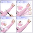 thumbnail image 2 of Brazaletes protectores Evridwear resistentes a los cortes para hombre, color rosa, 2 of 8