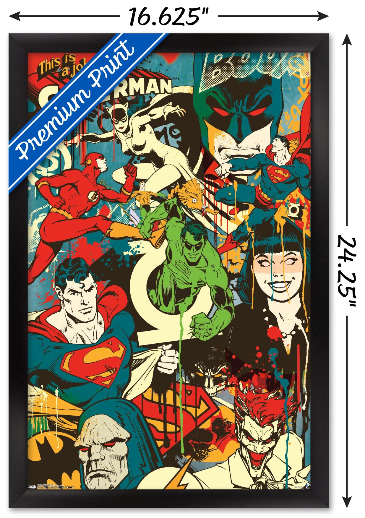 DC Comics - Justice League - This Looks Like A Job Wall Poster, 14.725" x 22.375", Framed