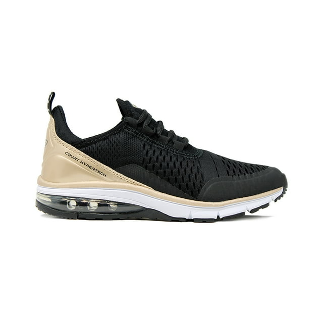 COURT | Tenis Urbano para Dama Color Negro Oro COURT A7737TNO