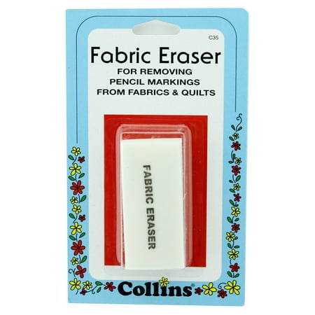 Collins Fabric Eraser For Removing Pencil Markings From Fabrics & Quilts (Best Fabric Pens For Quilts)