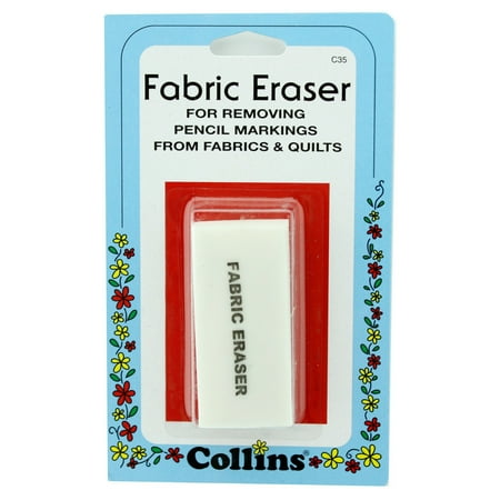 - Collins Fabric Eraser For Removing Pencil Markings From Fabrics & Quilts #C35