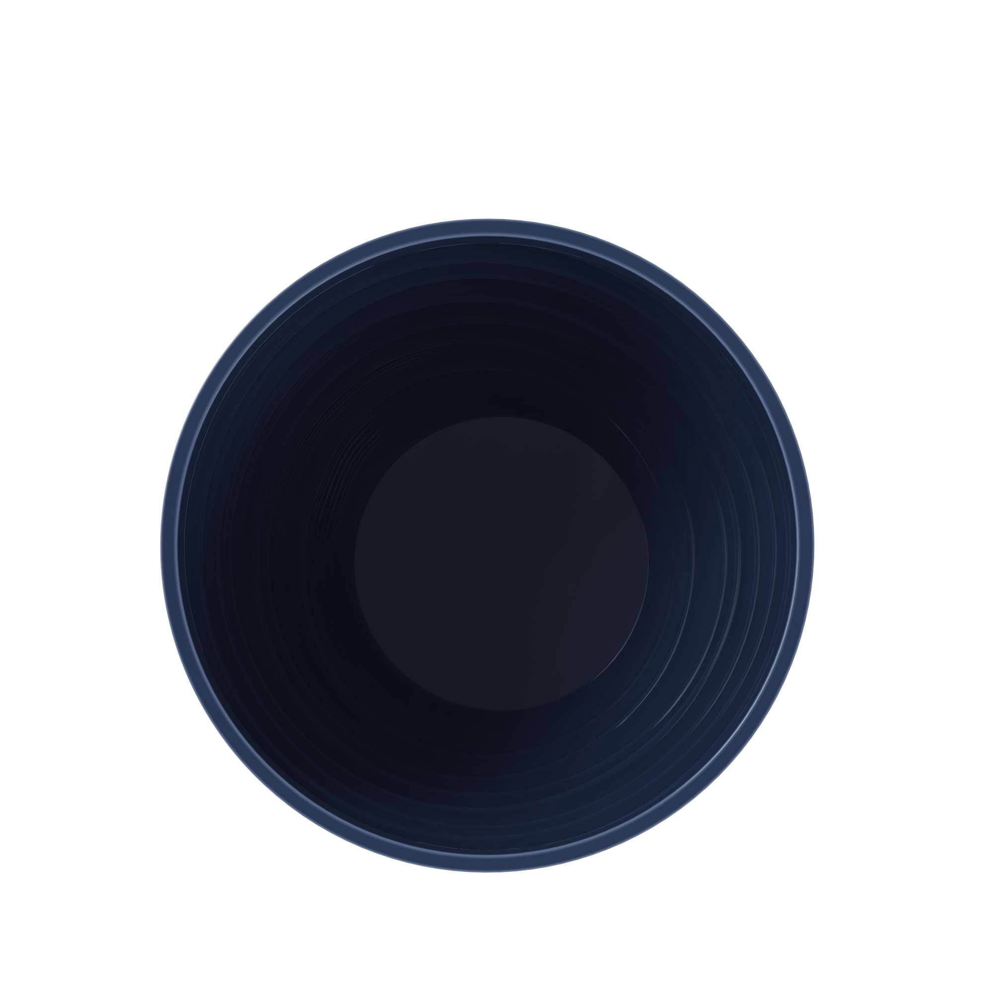Mainstays Capri 14" x 14" x 11.5" Round Blue Cove Plastic Planter