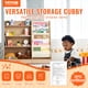 thumbnail image 2 of VEVOR Estantería de madera para niños de 4 niveles, organizador de juguetes para niños pequeños, estantería para libros para habitaciones de niños con estante para libros tipo eslinga de 6 capas, 2 of 9